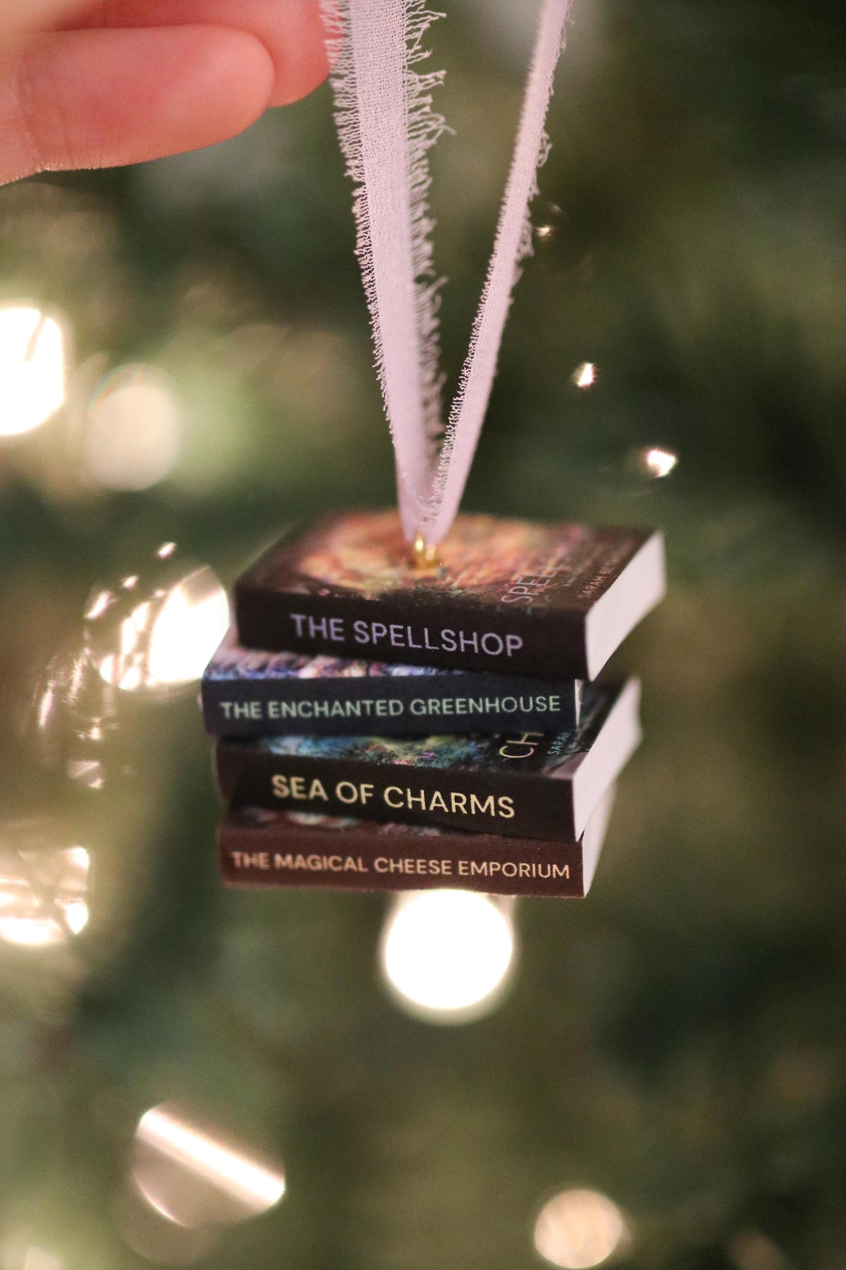 CUSTOM Fantasy Mini Book Ornament