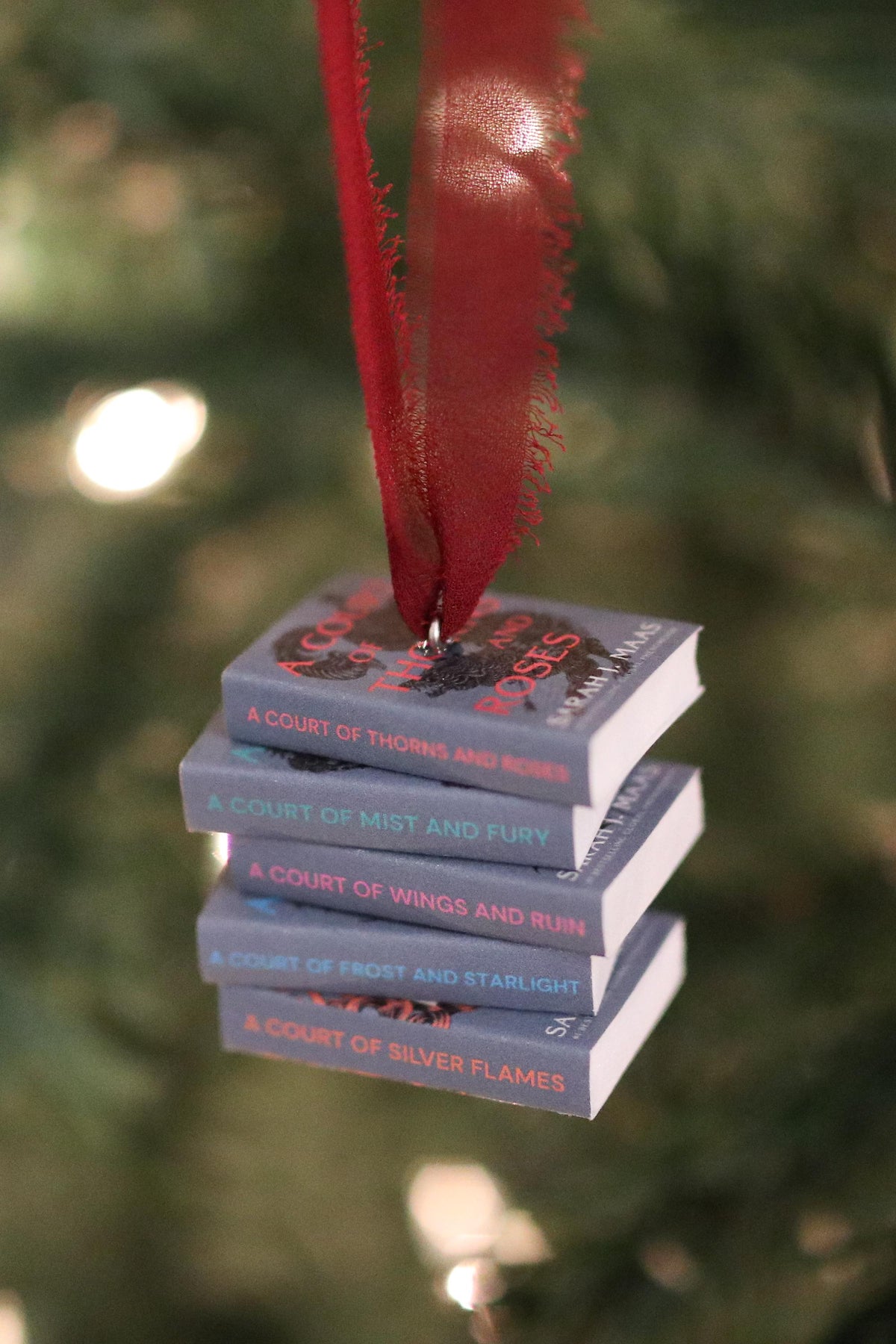 CUSTOM Fantasy Mini Book Ornament