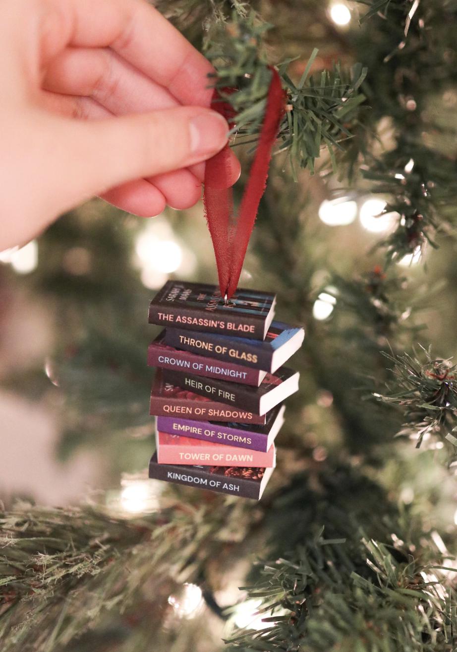 CUSTOM Fantasy Mini Book Ornament