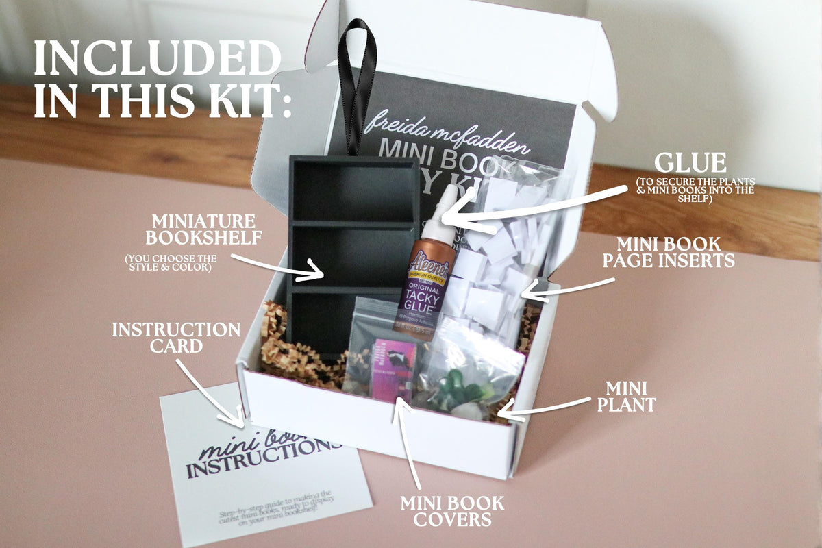 DIY Freida McFadden Ornament Mini Book Kit