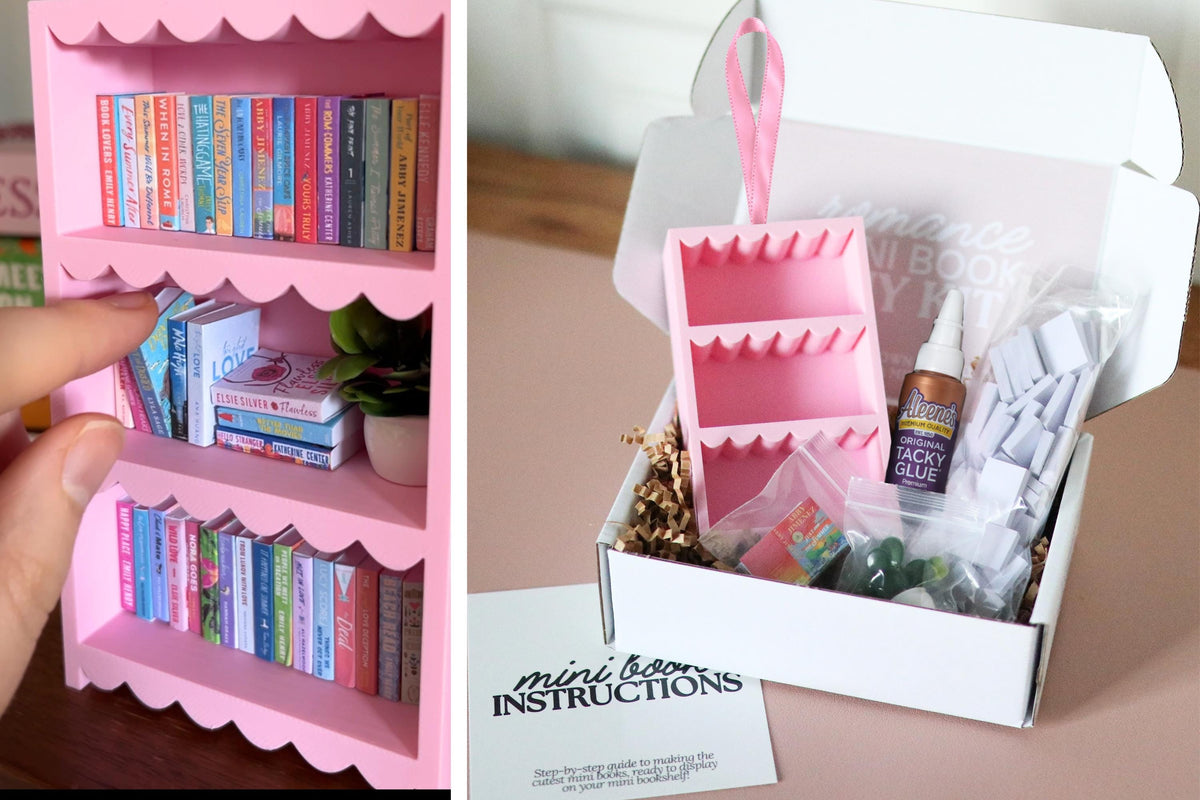 DIY Romance Mini Book Ornament Kit