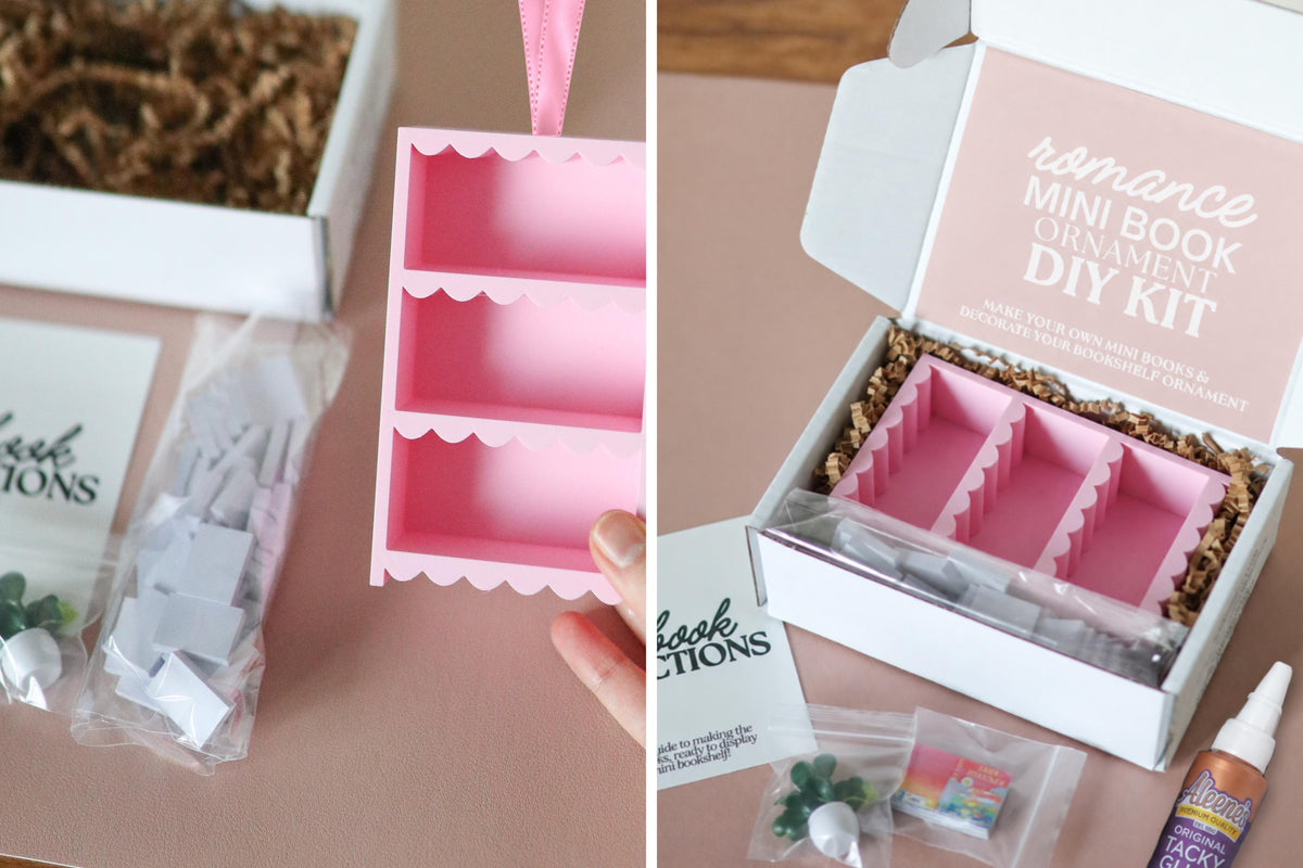 DIY Romance Mini Book Ornament Kit