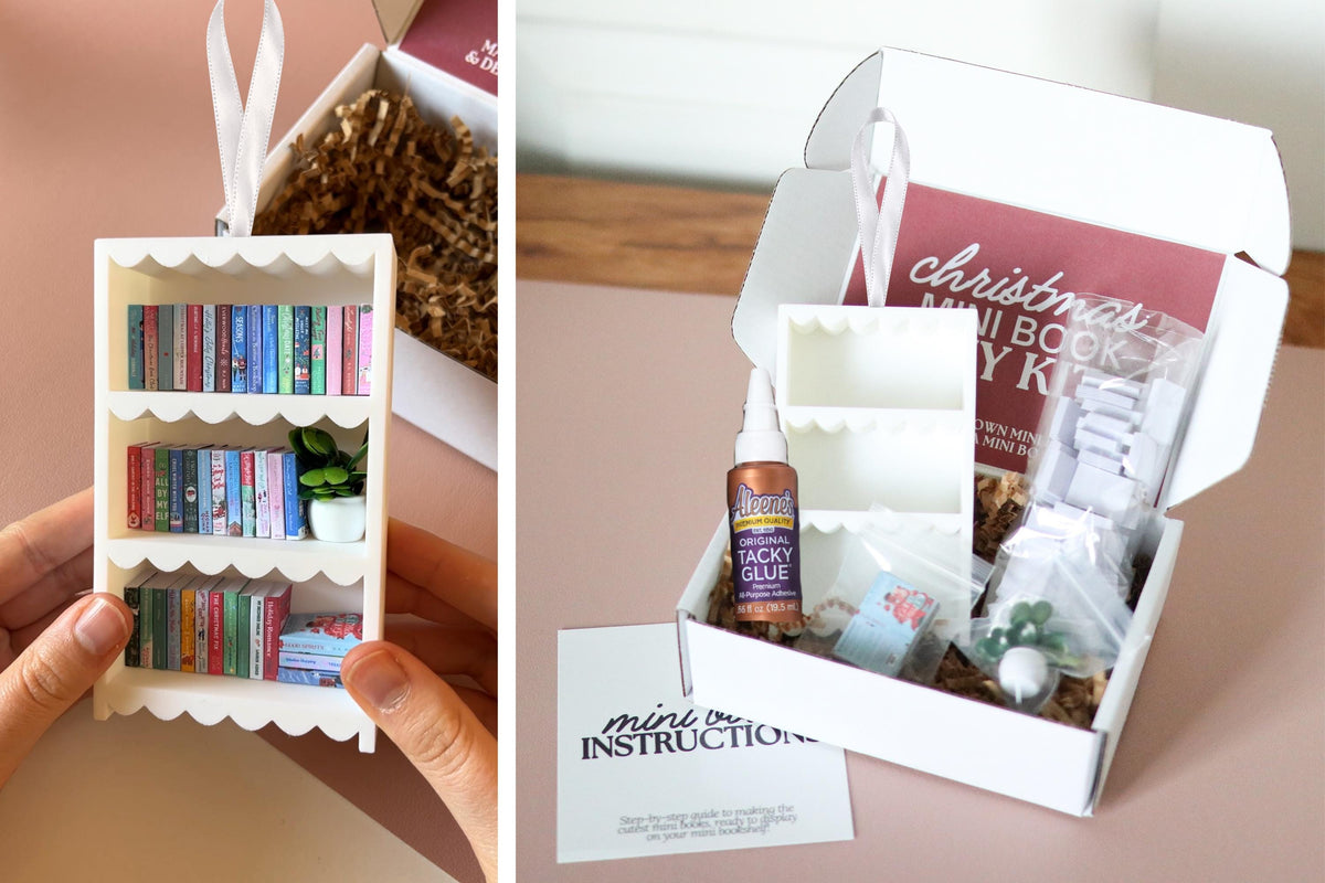 DIY Christmas Ornament Mini Book Kit