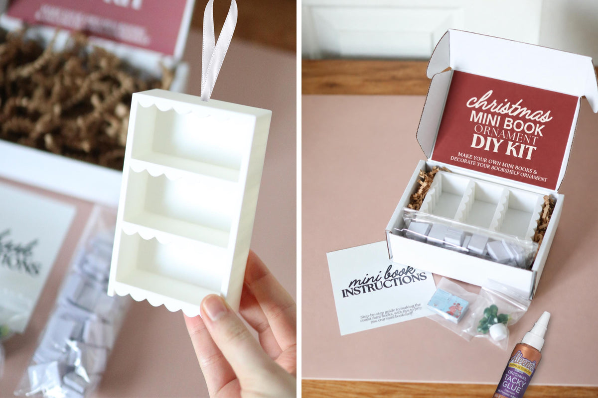DIY Christmas Ornament Mini Book Kit