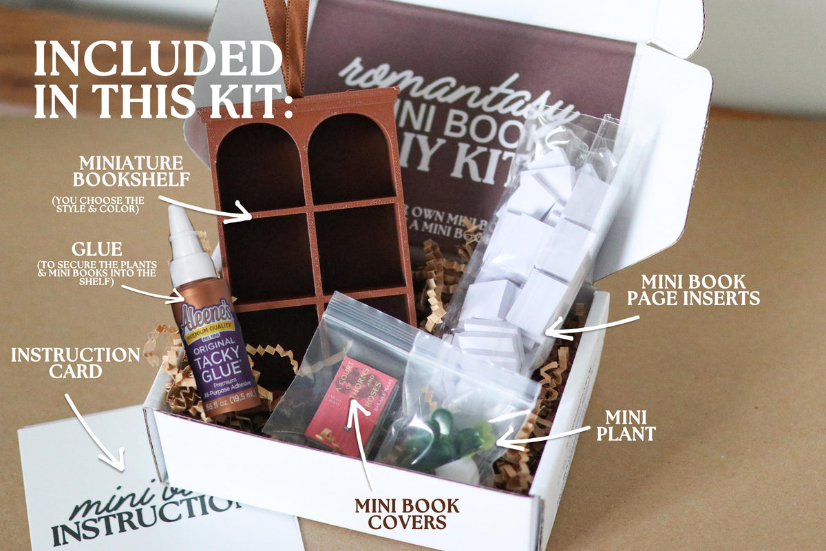 DIY Romantasy Ornament Mini Book Kit