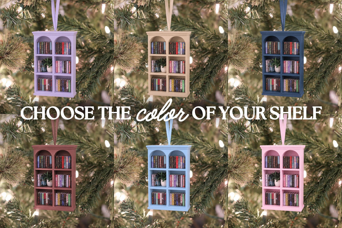 Handmade Thriller Mini Bookshelf Ornament