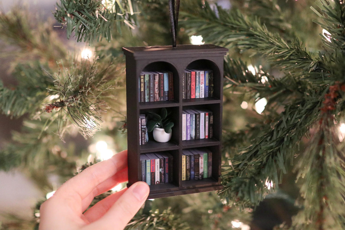Handmade Thriller Mini Bookshelf Ornament