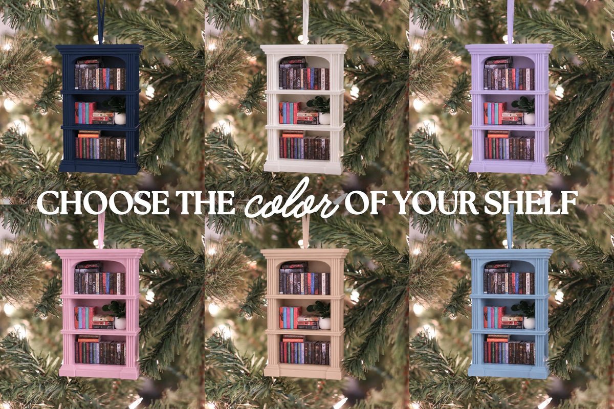 Handmade Fantasy Mini Bookshelf Ornament