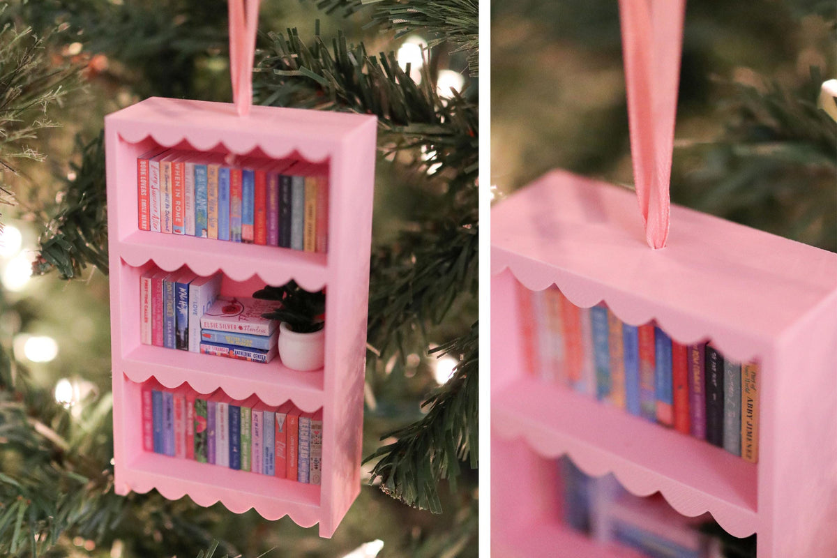 Handmade Romance Mini Bookshelf Ornament