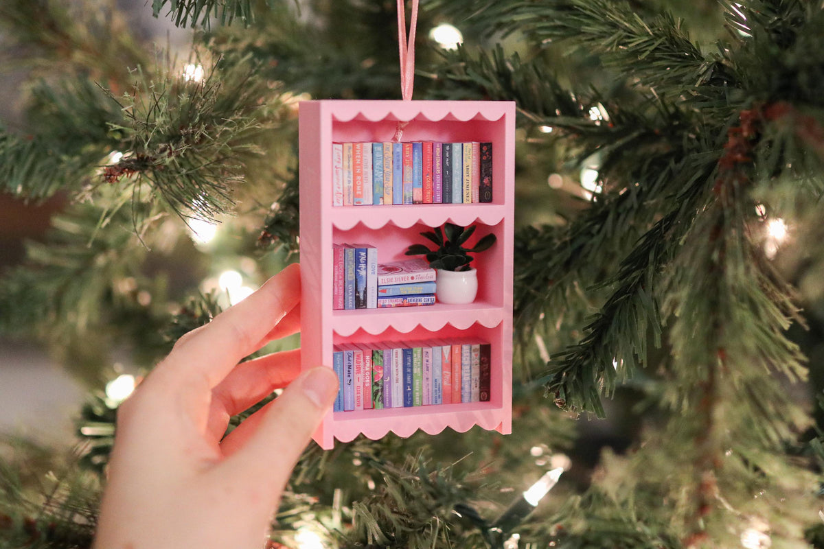 Handmade Romance Mini Bookshelf Ornament