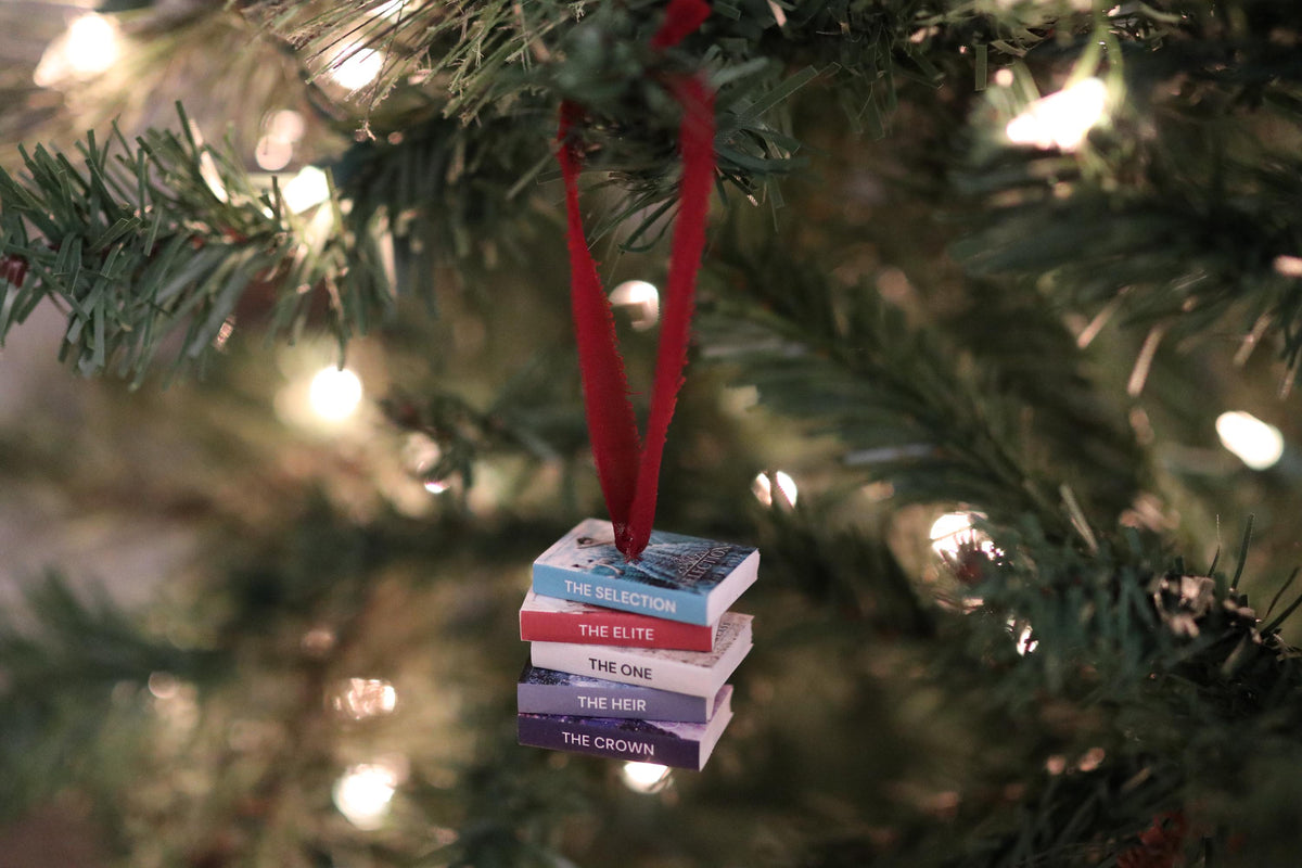 The Selection Mini Book Stack Ornament