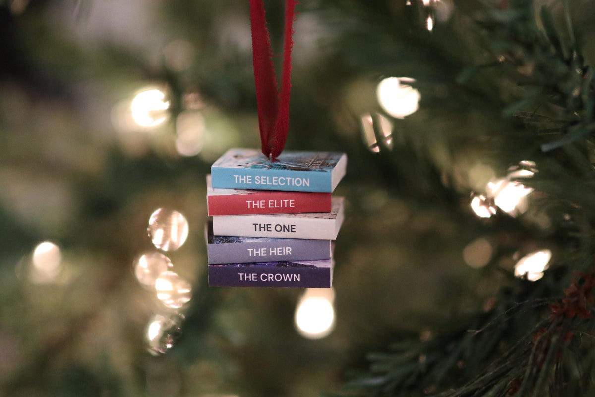 The Selection Mini Book Stack Ornament