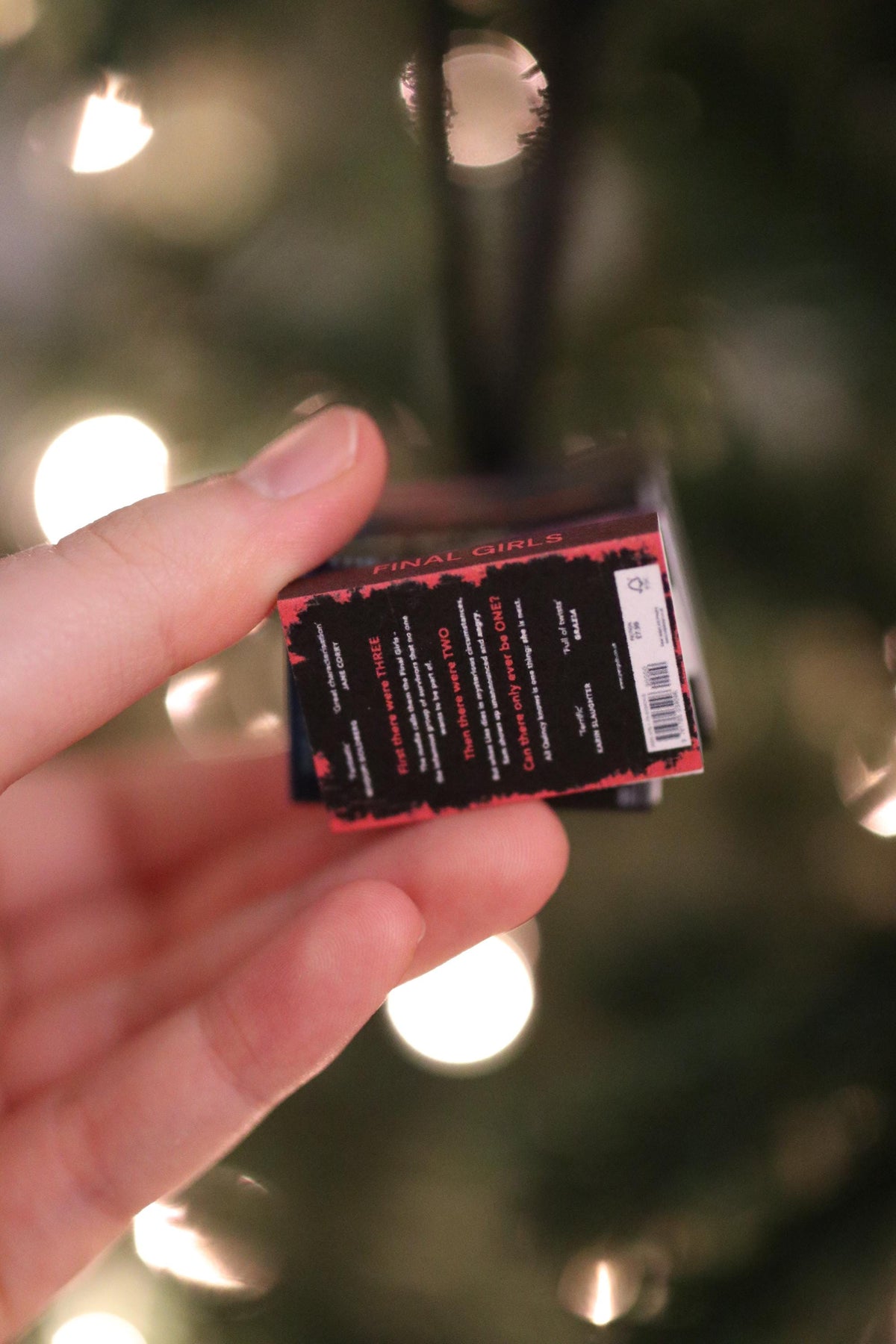 Riley Sager Mini Book Stack Ornament