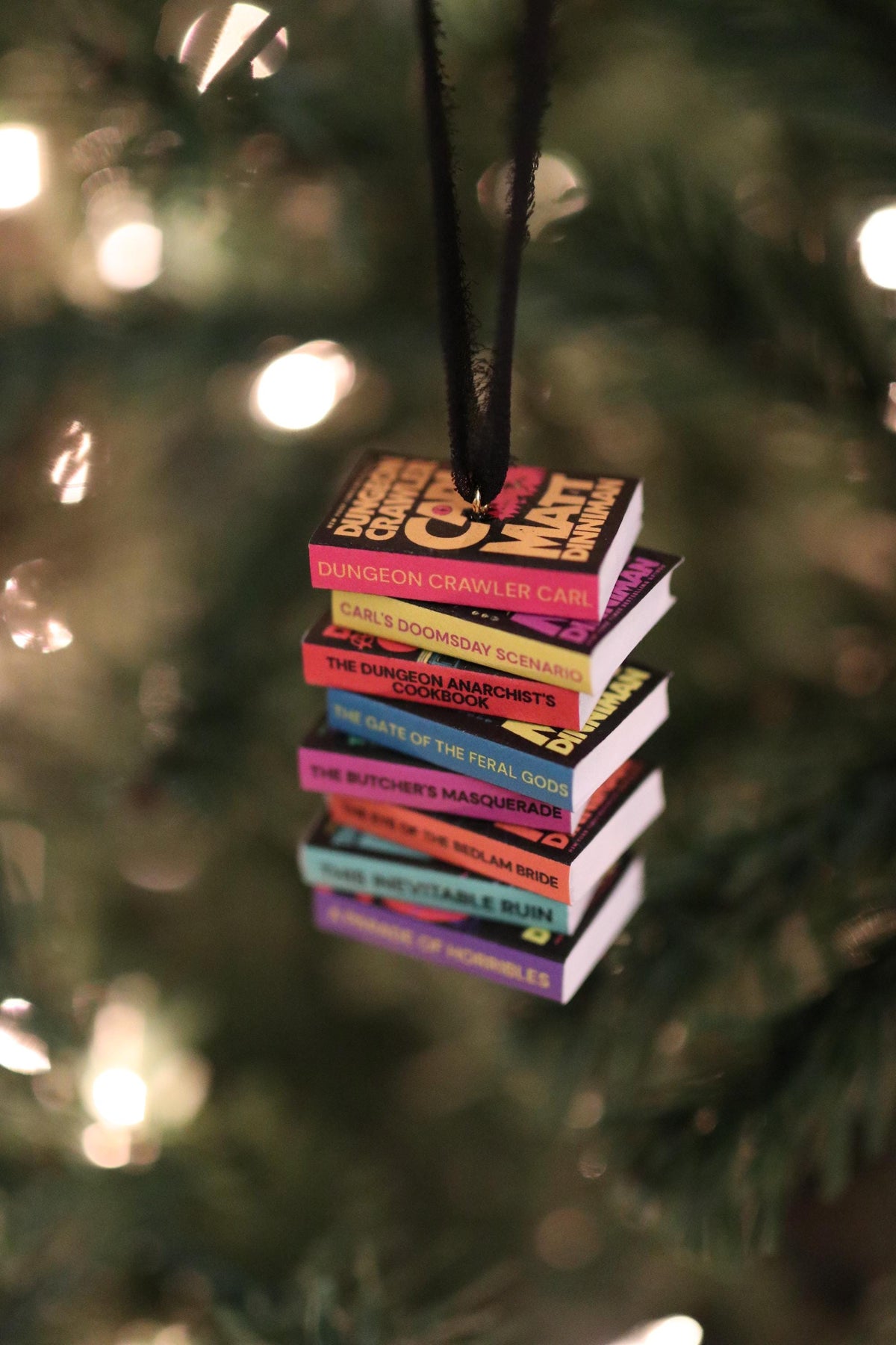 Dungeon Crawler Carl Mini Book Stack Ornament