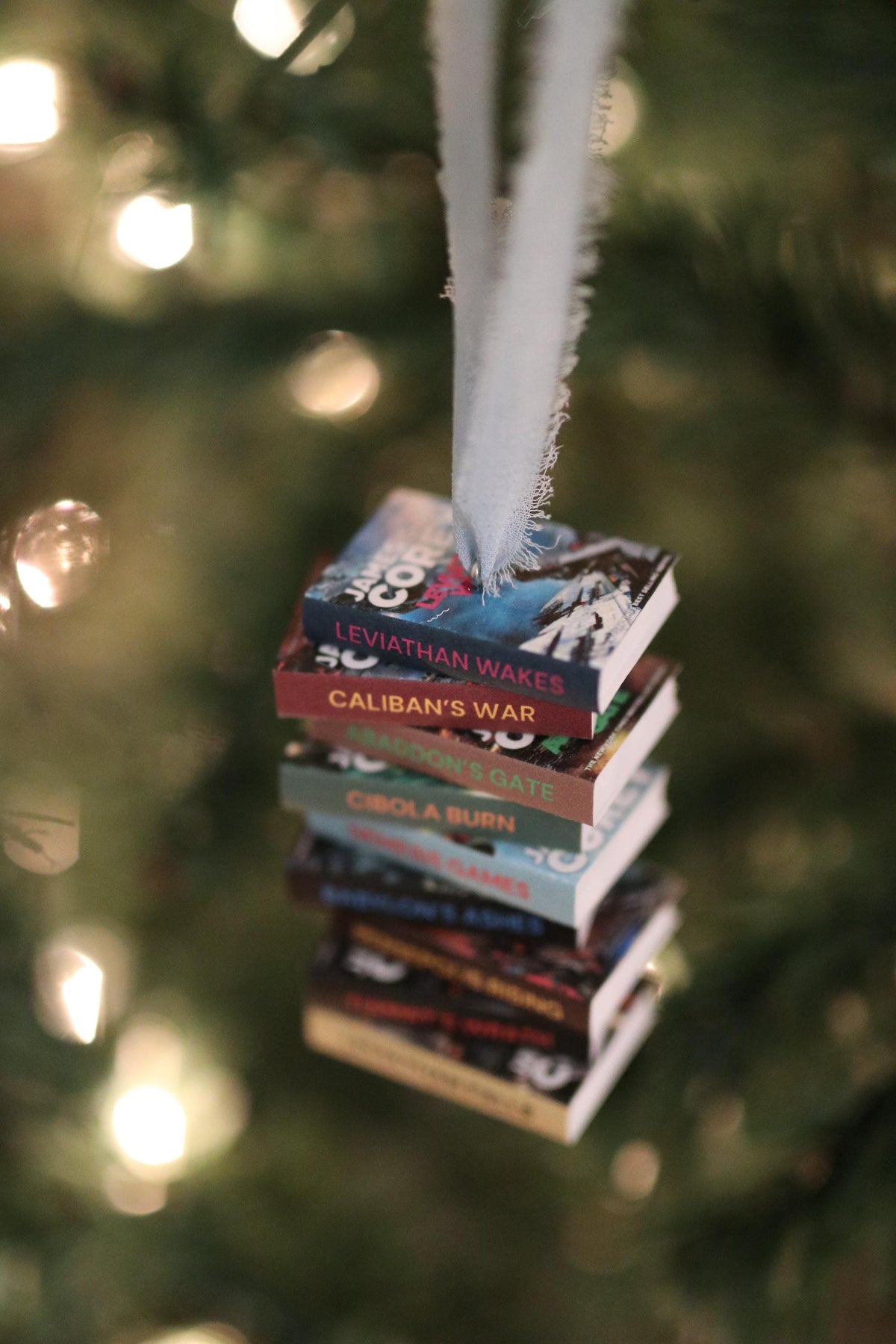 The Expanse Mini Book Stack Ornament