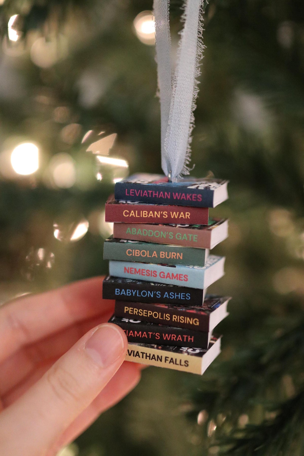 The Expanse Mini Book Stack Ornament