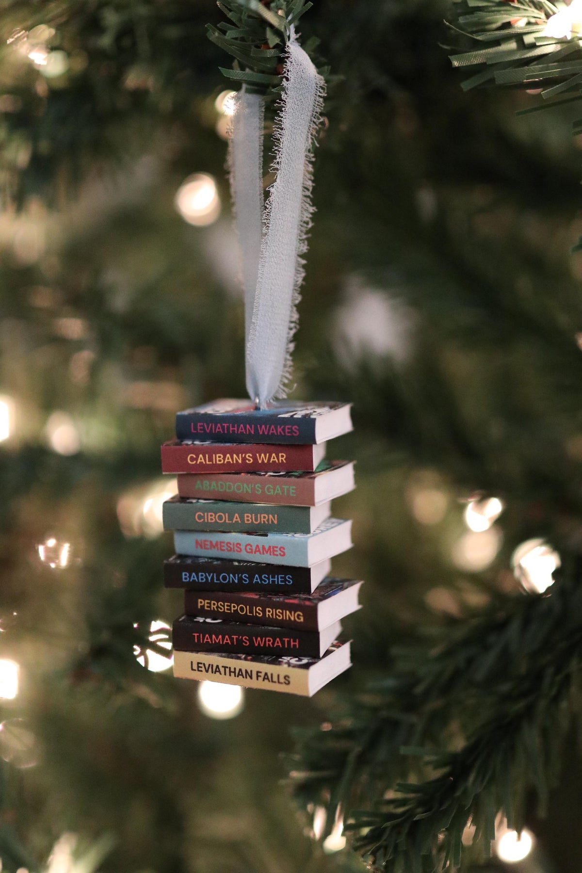 The Expanse Mini Book Stack Ornament