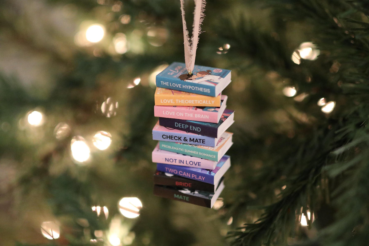 Ali Hazelwood Mini Book Stack Ornament