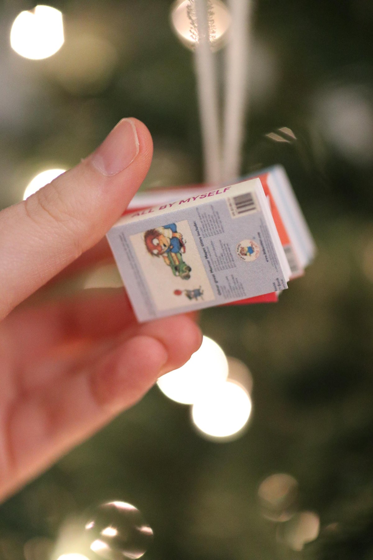 Children's Mini Book Stack Ornament