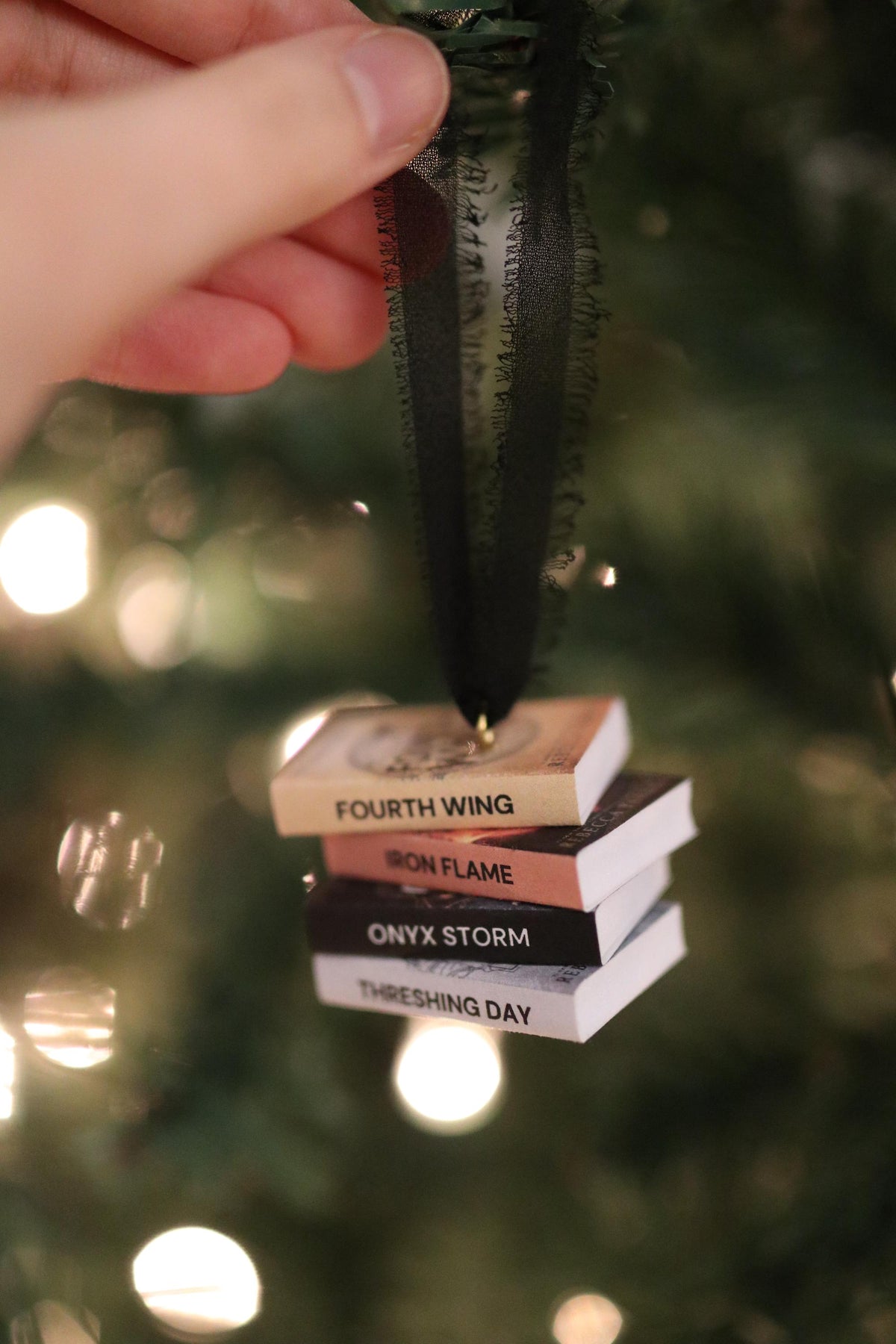 Empyrean Series Mini Book Stack Ornament
