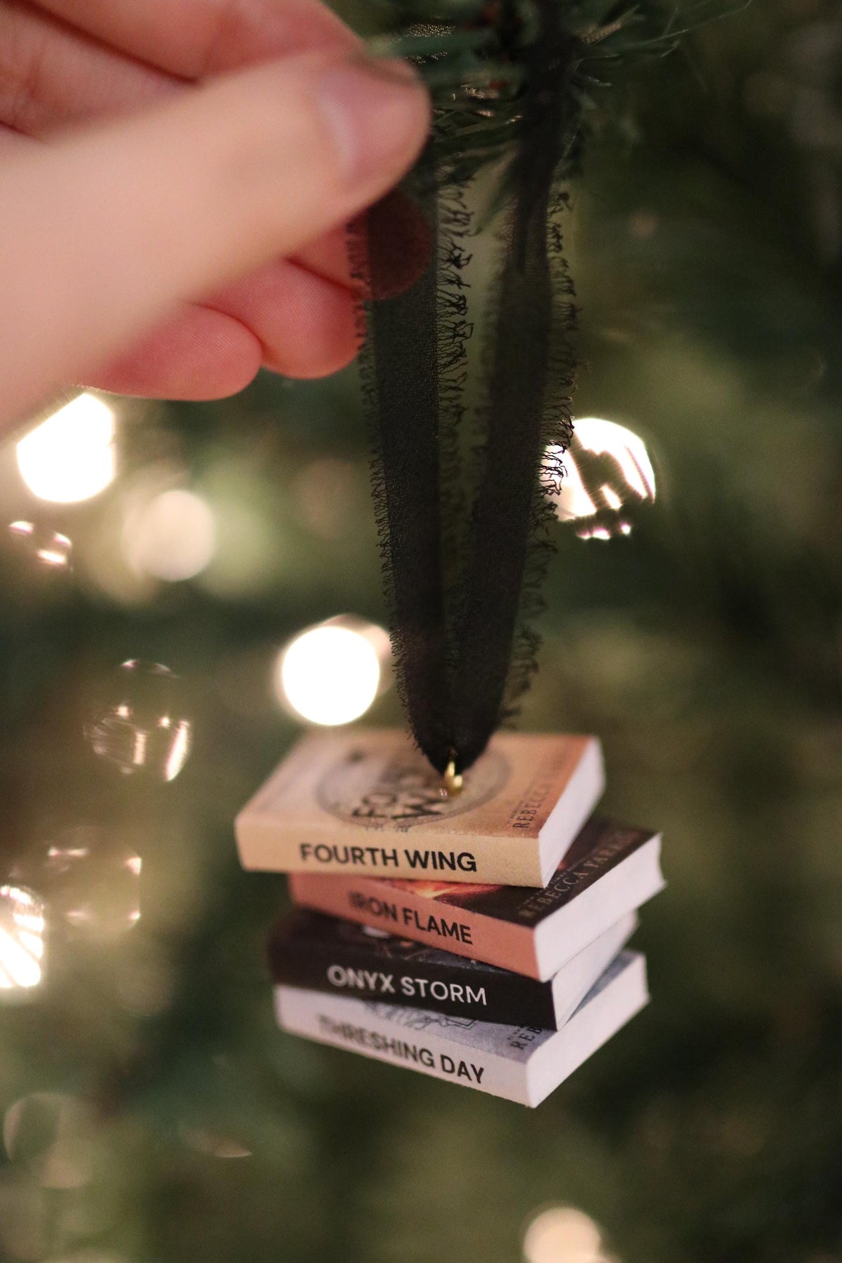 Empyrean Series Mini Book Stack Ornament