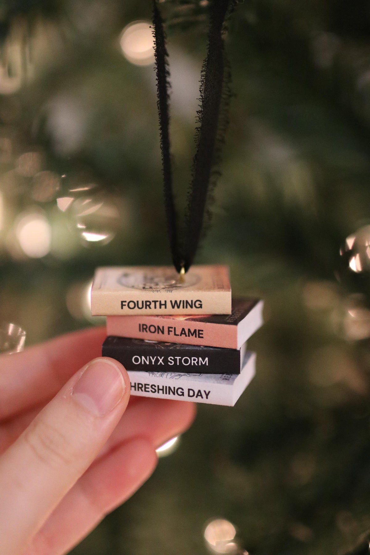 Empyrean Series Mini Book Stack Ornament