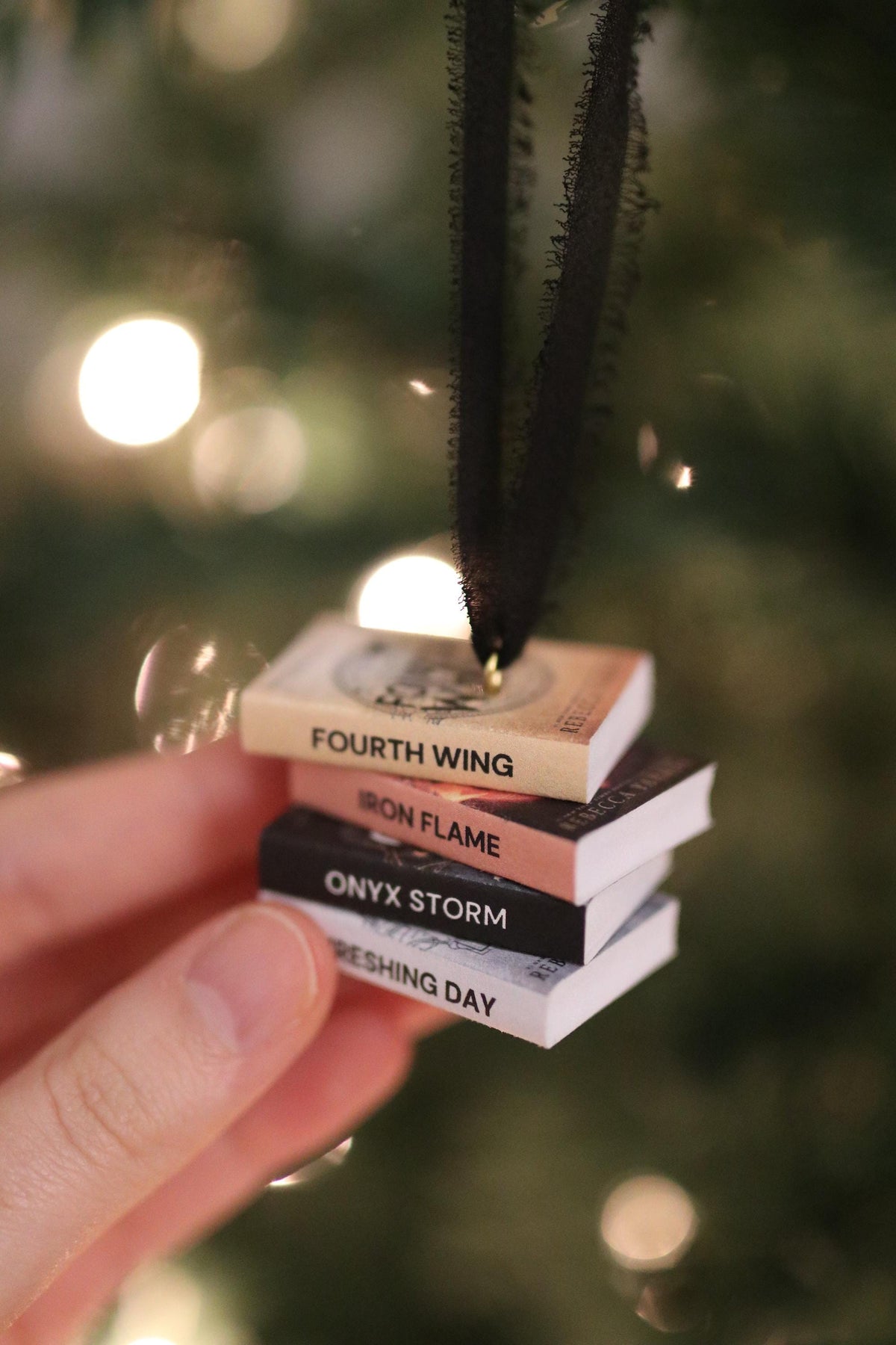 Empyrean Series Mini Book Stack Ornament