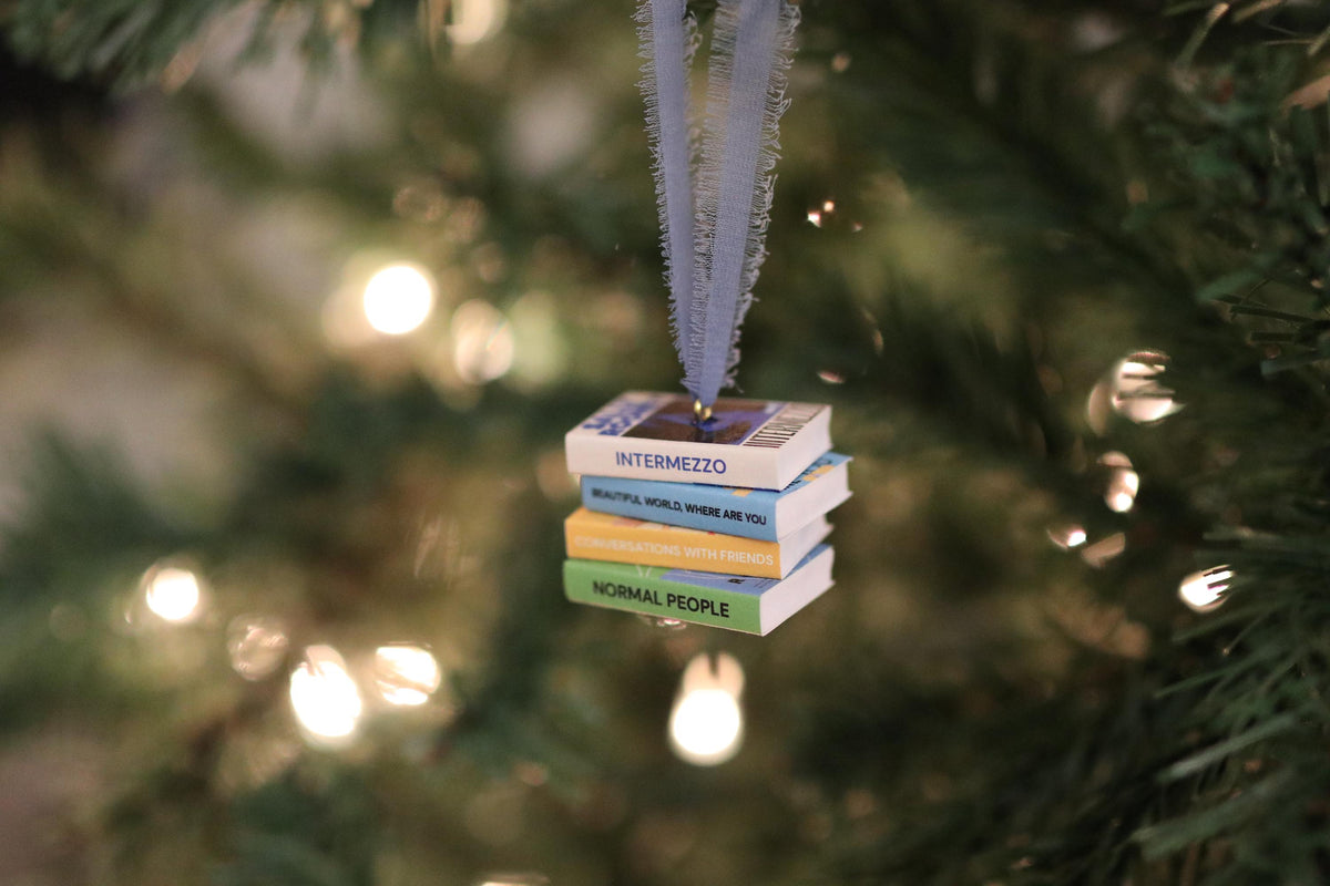 Sally Rooney Mini Book Stack Ornament