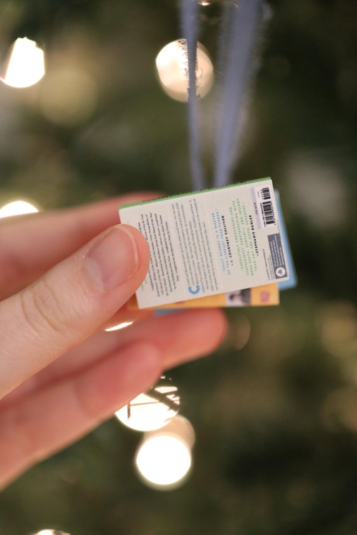 Sally Rooney Mini Book Stack Ornament