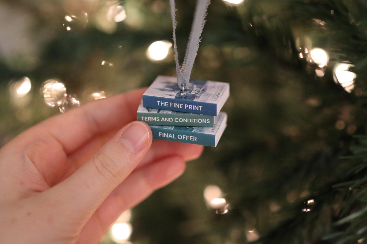Dreamland Billionaires Mini Book Stack Ornament
