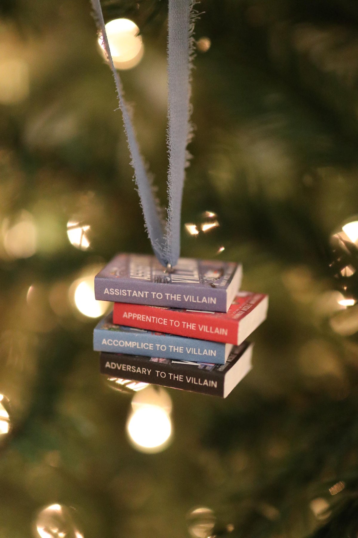 Assistant to the Villain Mini Book Stack Ornament
