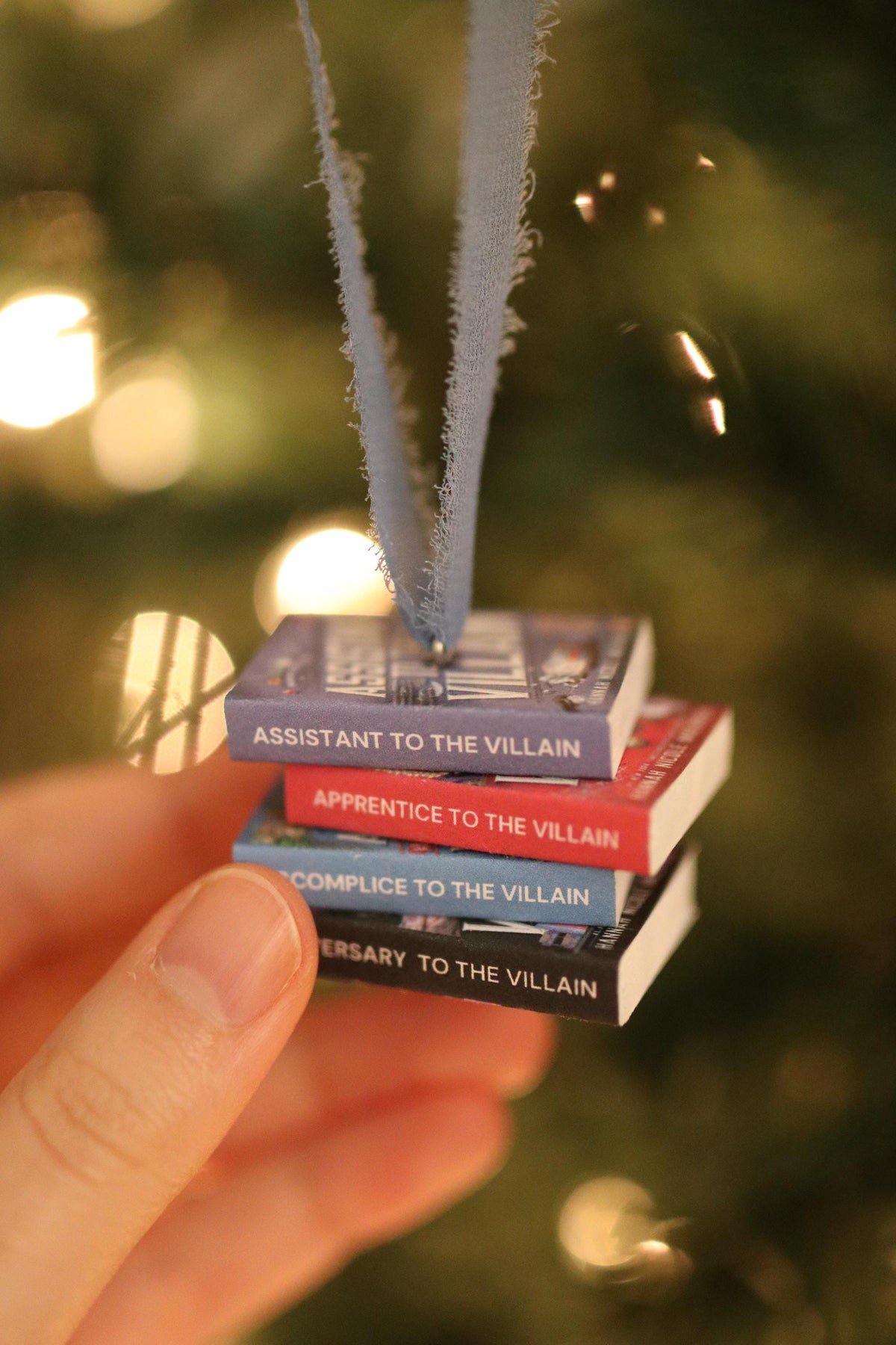 Assistant to the Villain Mini Book Stack Ornament