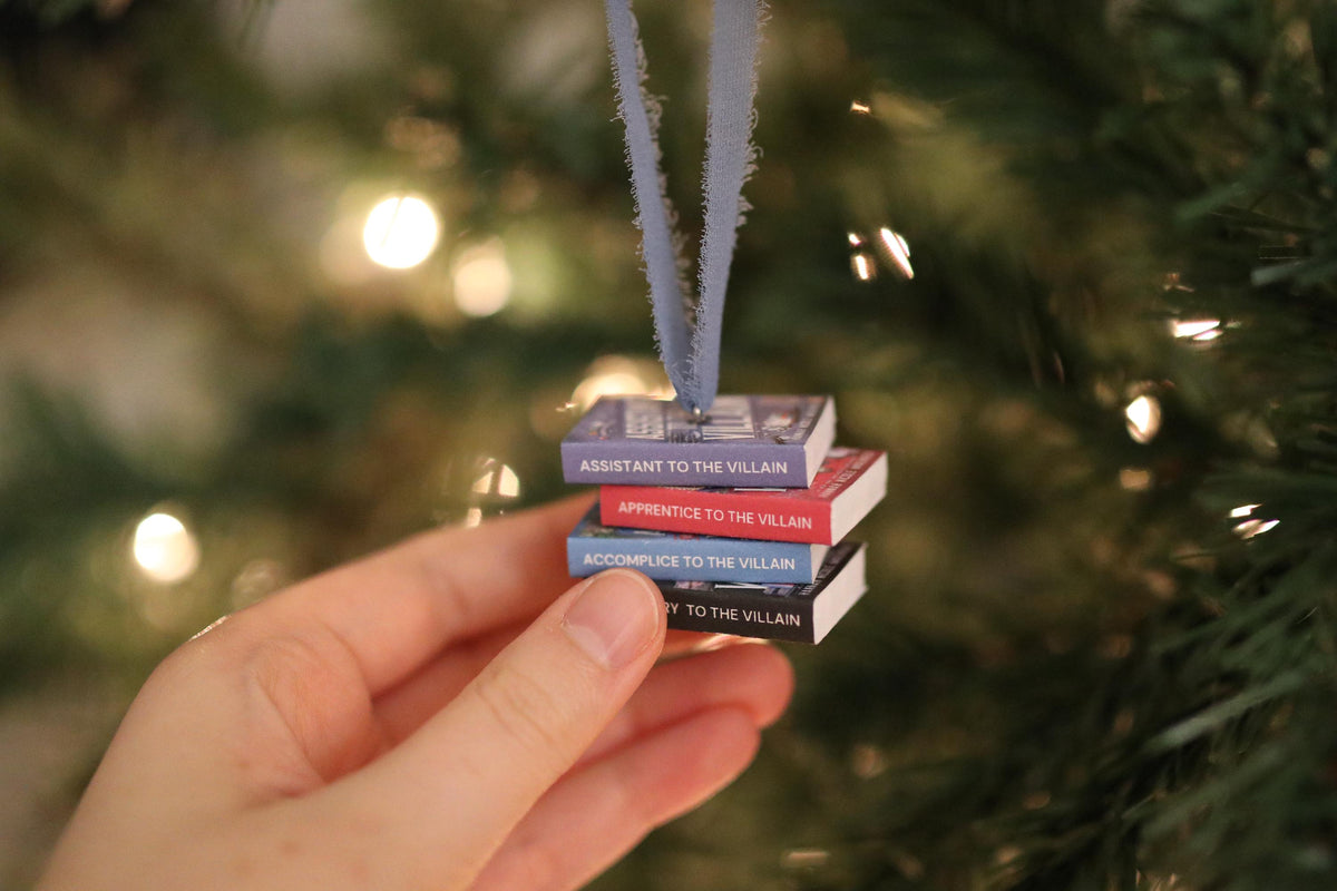 Assistant to the Villain Mini Book Stack Ornament
