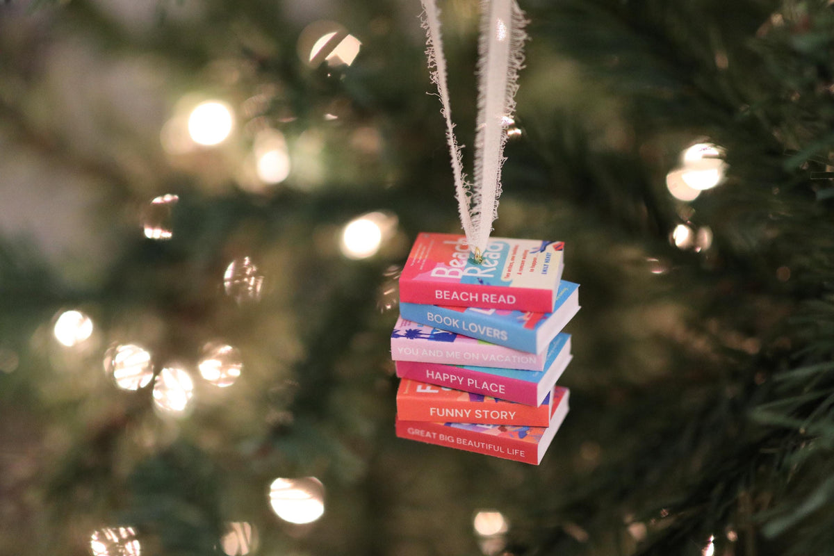 Emily Henry Mini Book Stack Ornament