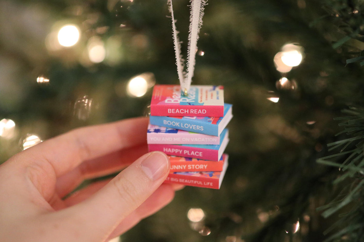 Emily Henry Mini Book Stack Ornament