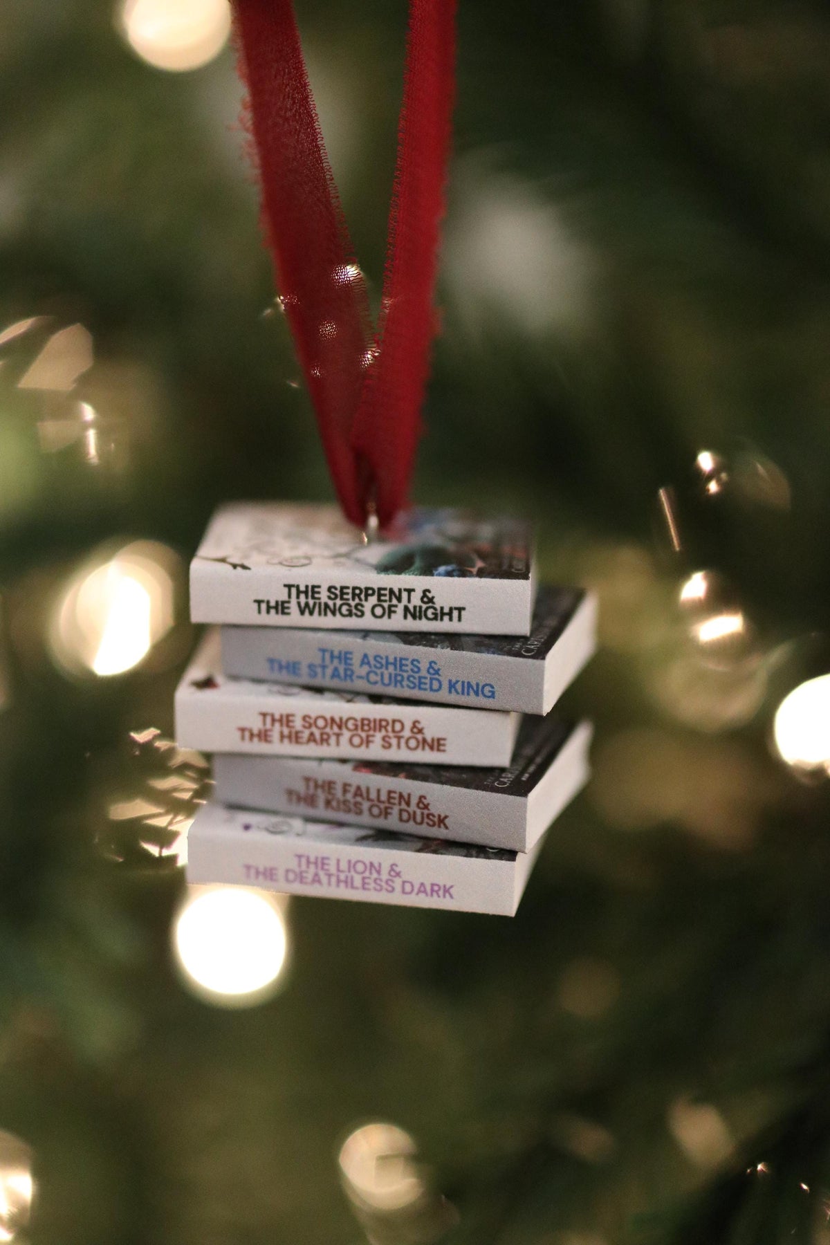 The Serpent and the Wings of Night Mini Book Stack Ornament
