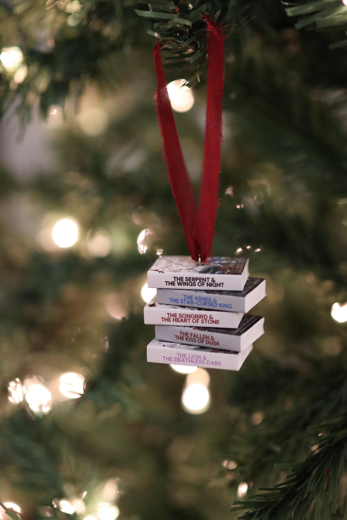 The Serpent and the Wings of Night Mini Book Stack Ornament