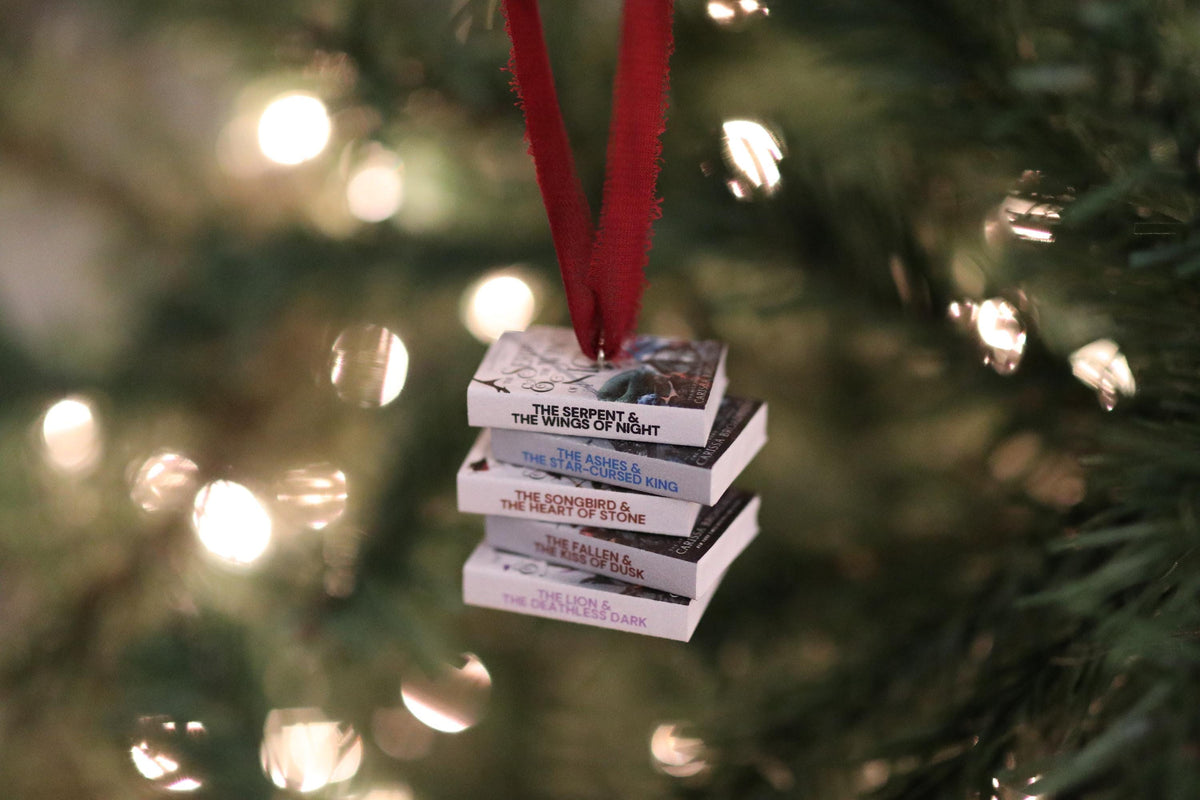 The Serpent and the Wings of Night Mini Book Stack Ornament