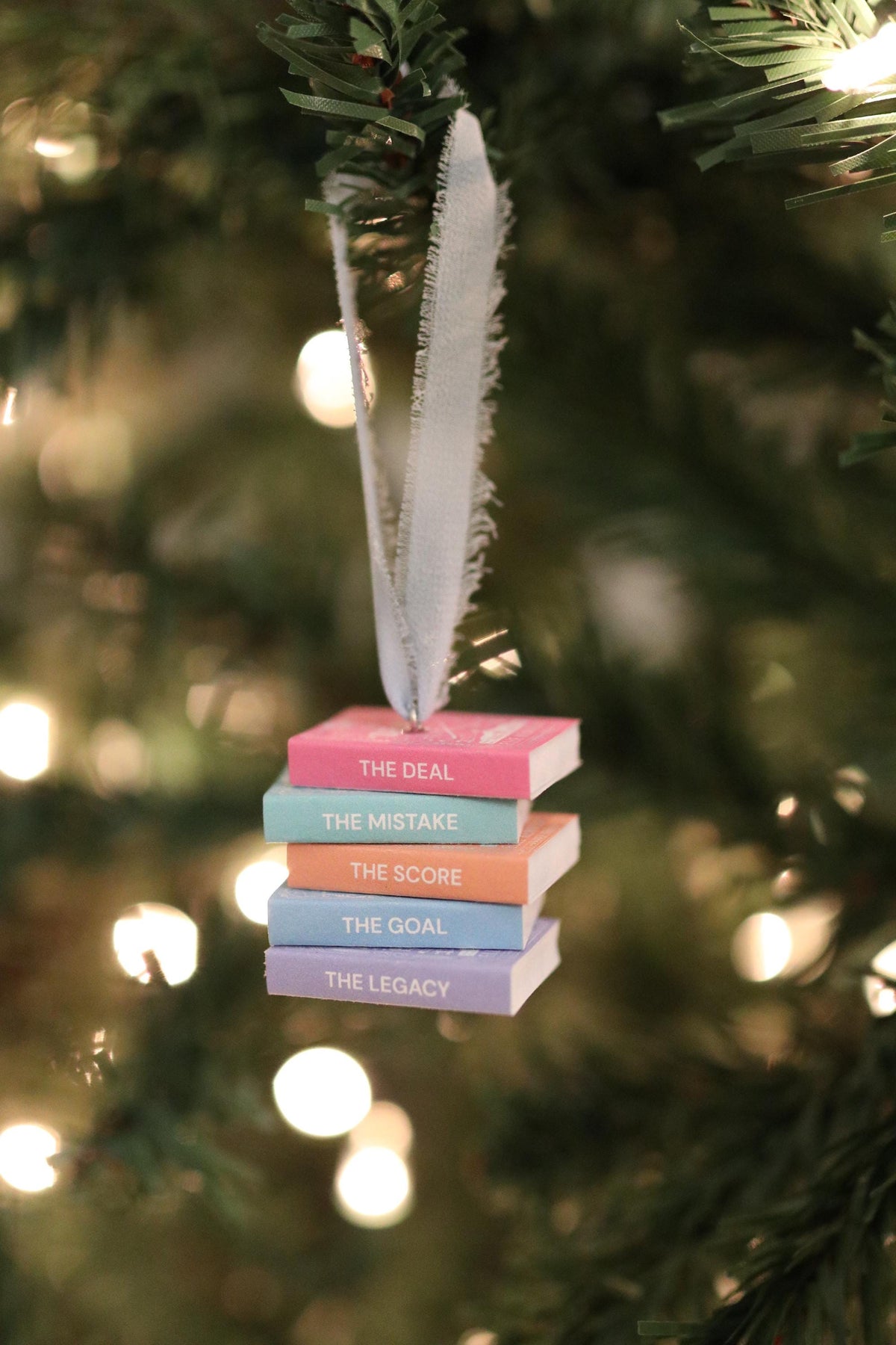 Special Edition Off-Campus Mini Book Stack Ornament