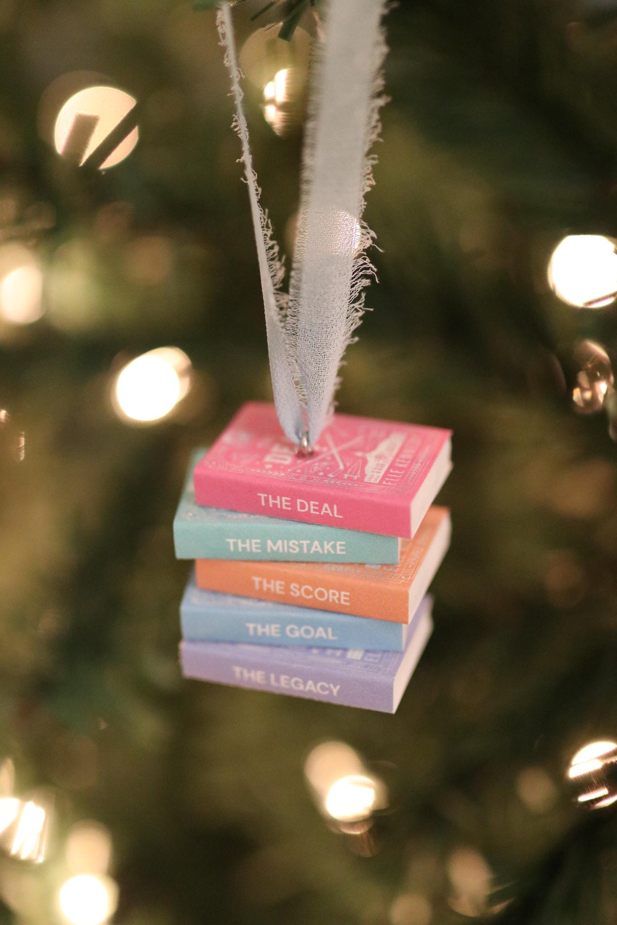 Special Edition Off-Campus Mini Book Stack Ornament