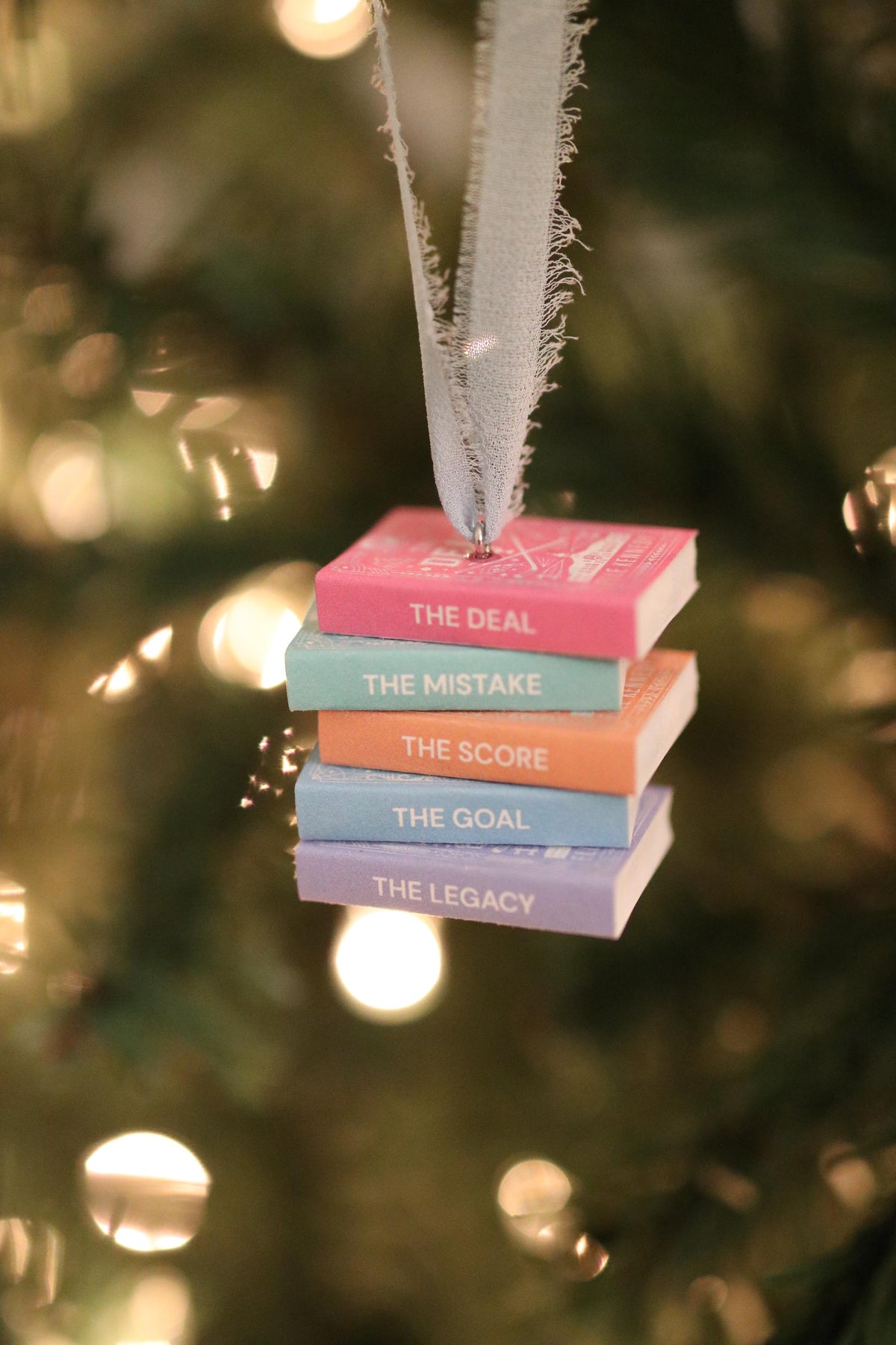 Special Edition Off-Campus Mini Book Stack Ornament