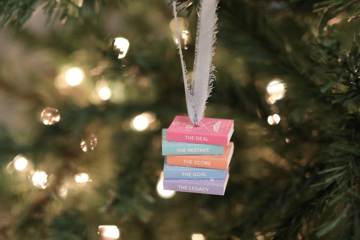 Special Edition Off-Campus Mini Book Stack Ornament