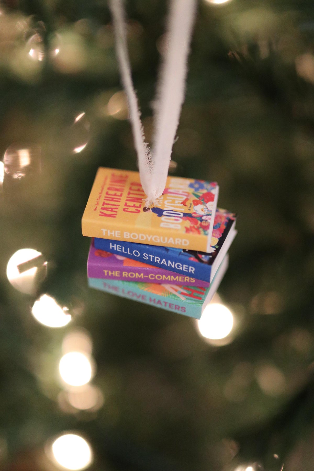 Katherine Center Mini Book Stack Ornament