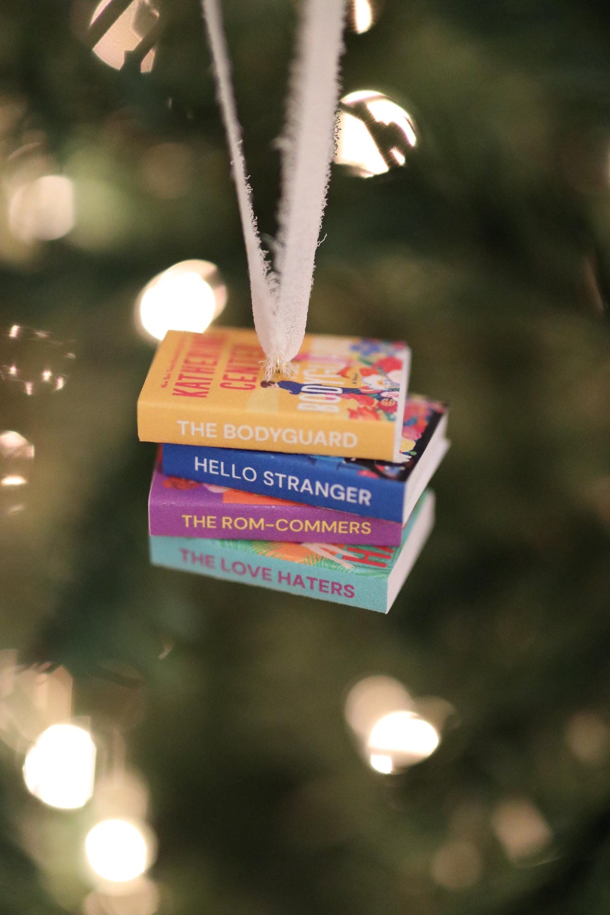 Katherine Center Mini Book Stack Ornament