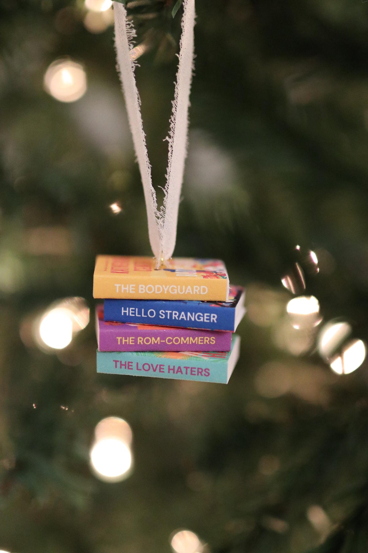 Katherine Center Mini Book Stack Ornament