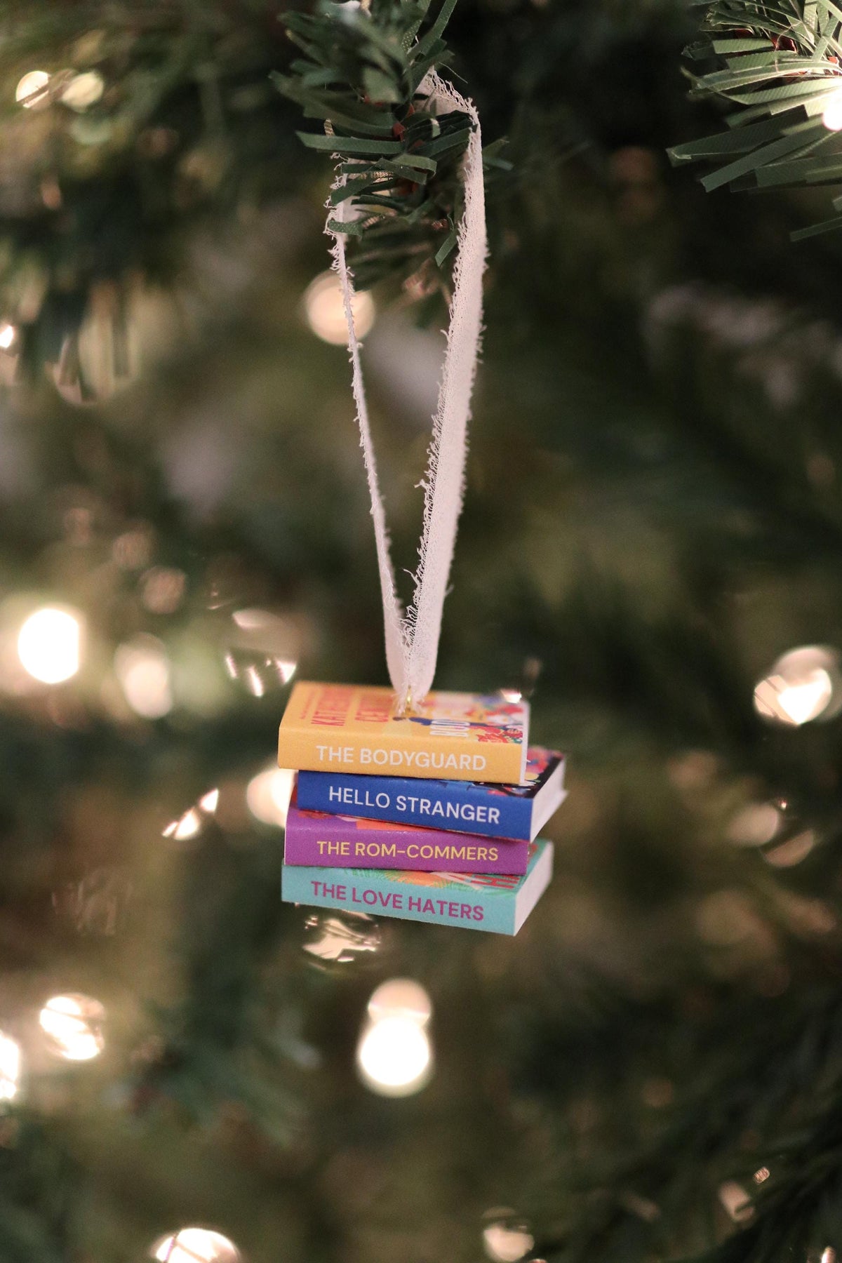 Katherine Center Mini Book Stack Ornament