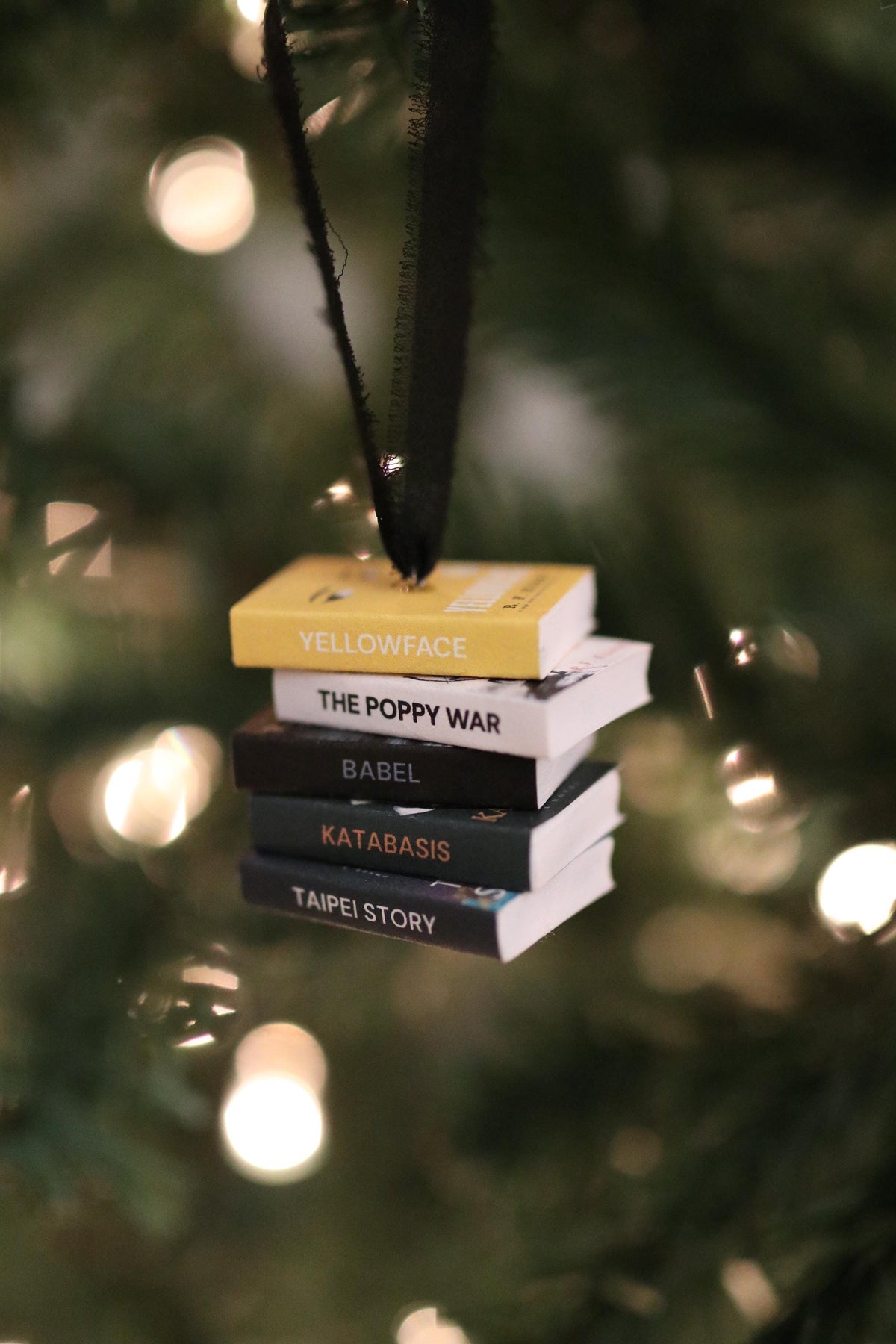 RF Kuang Mini Book Stack Ornament