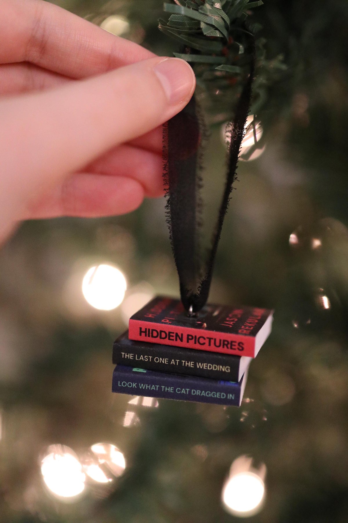 Jason Rekulak Mini Book Stack Ornament