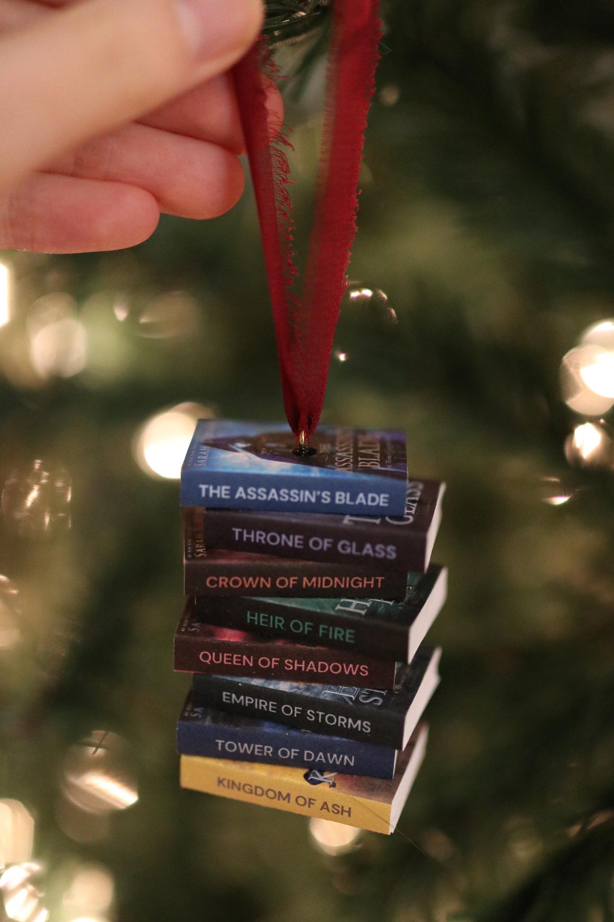 TOG Mini Book Stack Ornament