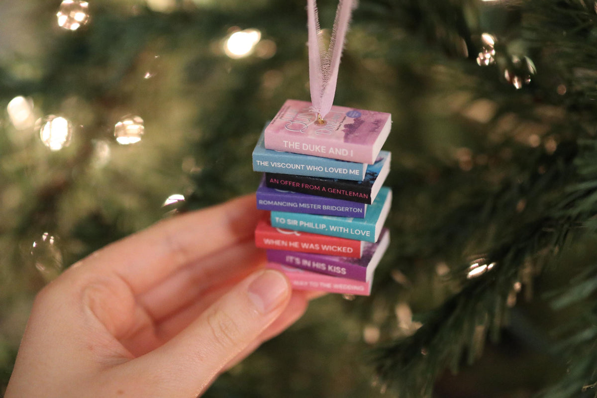 Bridgerton Mini Book Stack Ornament